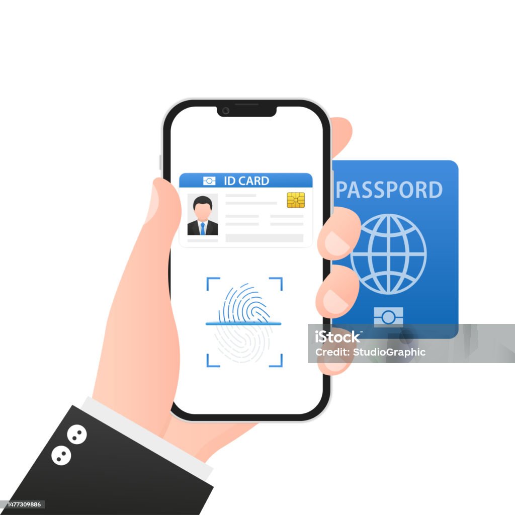 Android Id Card Smart Id Card Biometric Documents In Smartphone App Electronic Identity ...