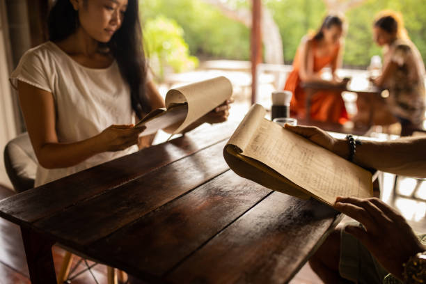 istock Couple reading the menu's in cafe 1477313777