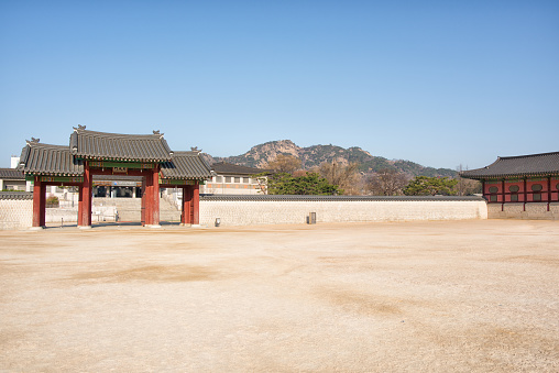 Seoul Gwanghwamun Gate, Gyeongbokgung Korea