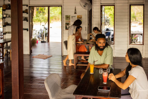 istock Couple enjoying in cafe 1477315838
