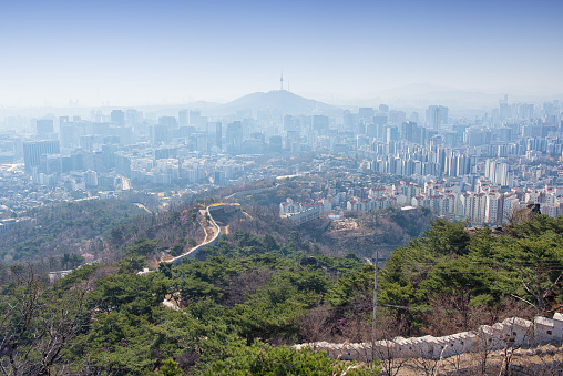 Seoul Fortress Wall Inwangsan, Korea 인왕산 둘레길