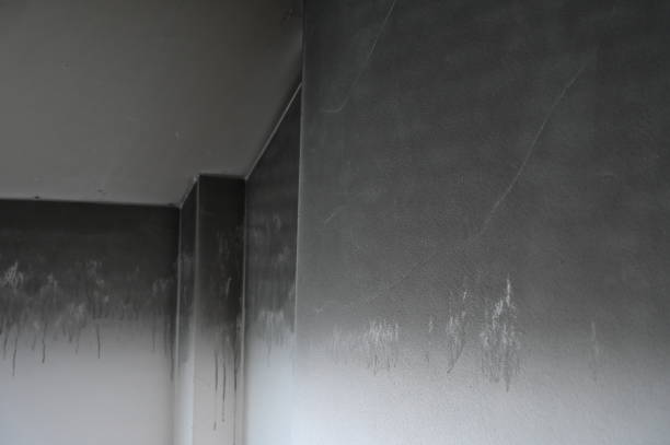 istock house was burn from fire, black dirty wall 1477317247