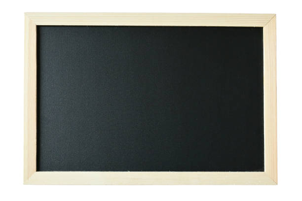 istock blank clean new chalkboard in wooden frame isolated on white background, blackboard for education school 1477317302
