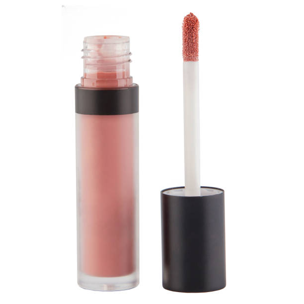 istock Plastic open lip gloss in a transparent package with a brush on an isolated white background 1477321159