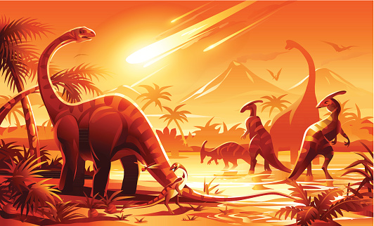 Detailed illustration of a prehistoric scene showing a meteor impact causing dinosaur extinction. EPS 10, image contains transparencies. Fully editable and labeled in layers.

Related images:
[url=http://www.istockphoto.com/stock-illustration-19825230-dinosaurs.php][img]http://i.istockimg.com/file_thumbview_approve/19825230/1/stock-illustration-19825230-dinosaurs.jpg[/img][/url] [url=stock-illustration-22791249-mammoth-hunters.php][img]http://i.istockimg.com/file_thumbview_approve/22791249/1/stock-illustration-22791249-mammoth-hunters.jpg[/img][/url] [url=http://www.istockphoto.com/stock-illustration-18826364-dragon-scroll.php][img]http://i.istockimg.com/file_thumbview_approve/18826364/1/stock-illustration-18826364-dragon-scroll.jpg[/img][/url]
[url=http://www.istockphoto.com/file_closeup.php?id=16988758] [img]http://www.istockphoto.com/file_thumbview_approve/16988758/1/istockphoto_16988758-sitting-green-dragon.jpg[/img][/url] [url=http://www.istockphoto.com/file_closeup.php?id=16885725][img]http://www.istockphoto.com/file_thumbview_approve/16885725/1/istockphoto_16885725-dragon-barbecue.jpg[/img][/url] [url=/file_closeup.php?id=16885698] [img]http://www.istockphoto.com/file_thumbview_approve/16885698/1/istockphoto_16885698-flying-red-dragon.jpg[/img][/url] 


[url=http://www.istockphoto.com/search/lightbox/11964366#194dde71][IMG]http://dl.dropbox.com/u/77668653/kbeis_animals-banner-1.jpg[/IMG][/url]
[url=http://www.istockphoto.com/search/lightbox/10846611#16f02e28][IMG]http://dl.dropbox.com/u/77668653/kbeis_portfolio-banner-1.jpg[/IMG][/url]
