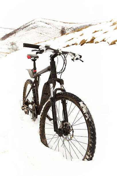 istock Mountain Bike In The Snow 147734566