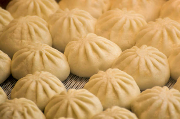 Chinese Traditional Sichuan snack, XiaoLongBao stock photo