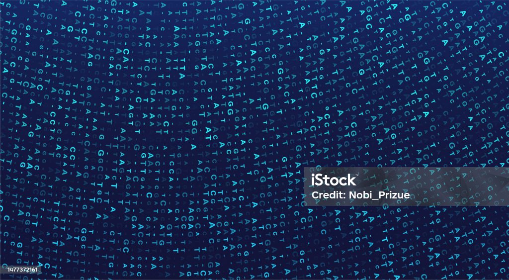 Big Genomic Data Visualization Stock Illustration - Download Image Now ...
