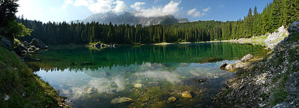 istock Carezza Lake (Karersee) in the Italian Dolomites 147739386