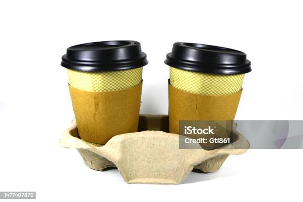 Disposable Coffee Cup Stock Photo - Download Image Now - Black Color, Blank, Bottle Cap