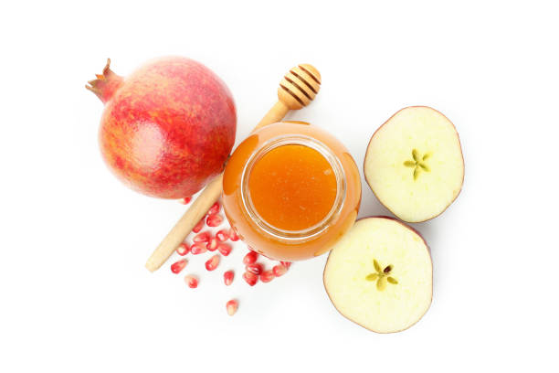 istock Rosh hashanah concept isolated on white background 1477408698