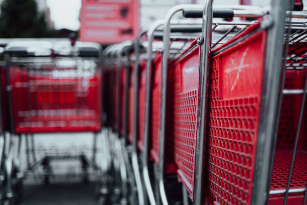 shopping cart seen from the side