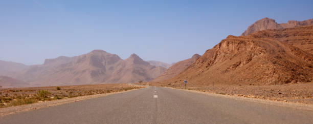 istock Straight road through the desert in Morocco 1477433891