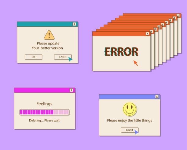 Old Computer Alert Notification 880+ Desktop Alerts Stock Illustrations, Royalty-Free Vector Graphics ...