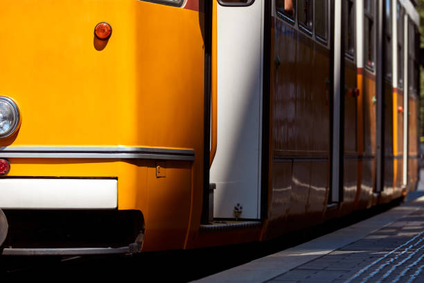 istock Tram tramway public transportation in Budapest, Hungary. 1477444182