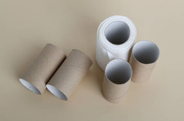 istock Empty toilet paper rolls. Paper tubes 1477447922