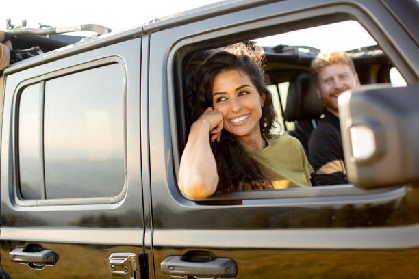 istock Couple having fun on roadtrip 1477448023