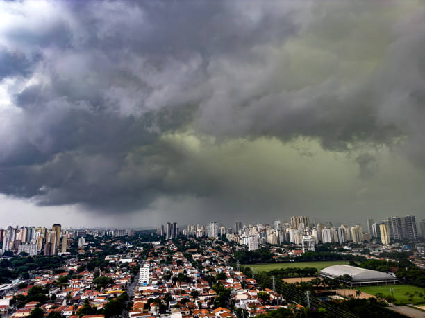 istock Storm in the big city. 1477458958