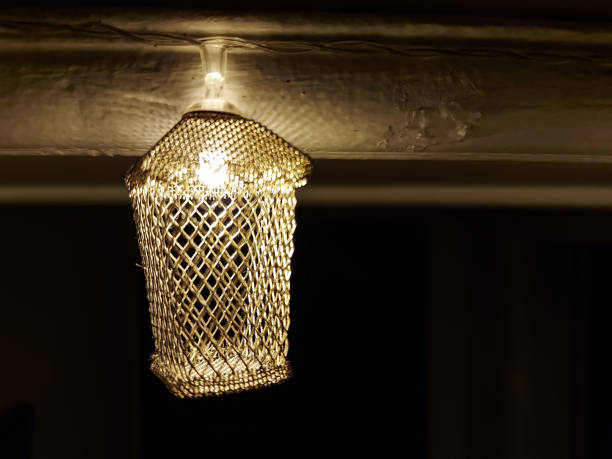 istock Gold metal Ramadan Lantern - Fanous 1477461232