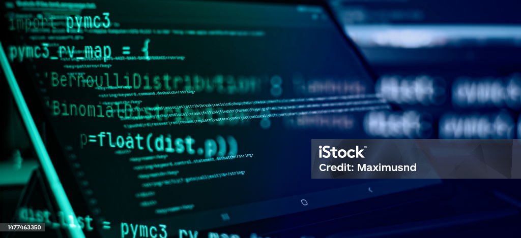 Css Javascript And Html Usage Monitor Closeup Of Function Source Code ...