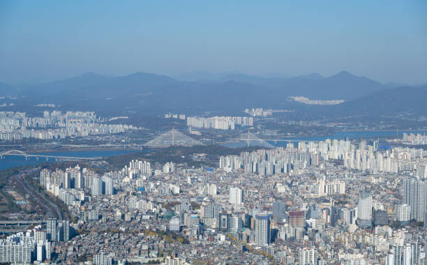 istock Seoul and the Han River in South Korea 1477465484