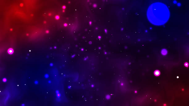 istock Galactic Dreamscape: A Mesmerizing Display of Cosmic Colors and Starry Particles against a Space Background 1477468913