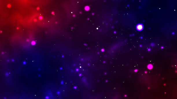 istock Galactic Dreamscape: A Mesmerizing Display of Cosmic Colors and Starry Particles against a Space Background 1477468917