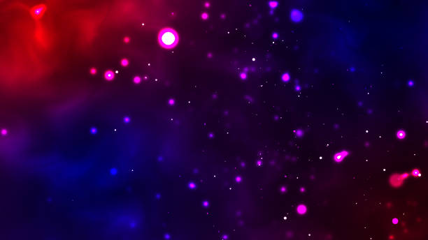 istock Galactic Dreamscape: A Mesmerizing Display of Cosmic Colors and Starry Particles against a Space Background 1477468929
