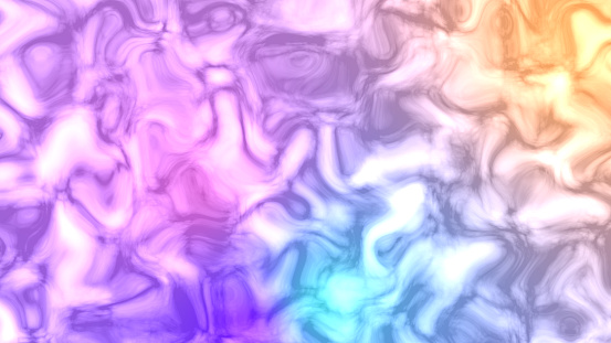 Fluid Artistry: A Mesmerizing Computer-Generated Animation of Abstract Watercolor Mixing, Blending, and Flowing in a Symphony of Colors, Ink motion transition drop in high resolution.