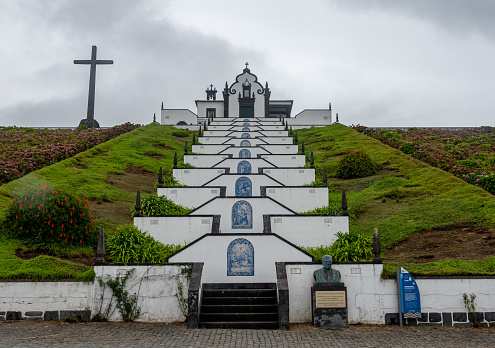 Vila Franca do Campo, Portugal, Ermida de Nossa Senhora da Paz. Our Lady of Peace Chapel in Sao Miguel island, Azores. Our Lady of Peace Chapel, Sao Miguel island, Azores, Portugal.