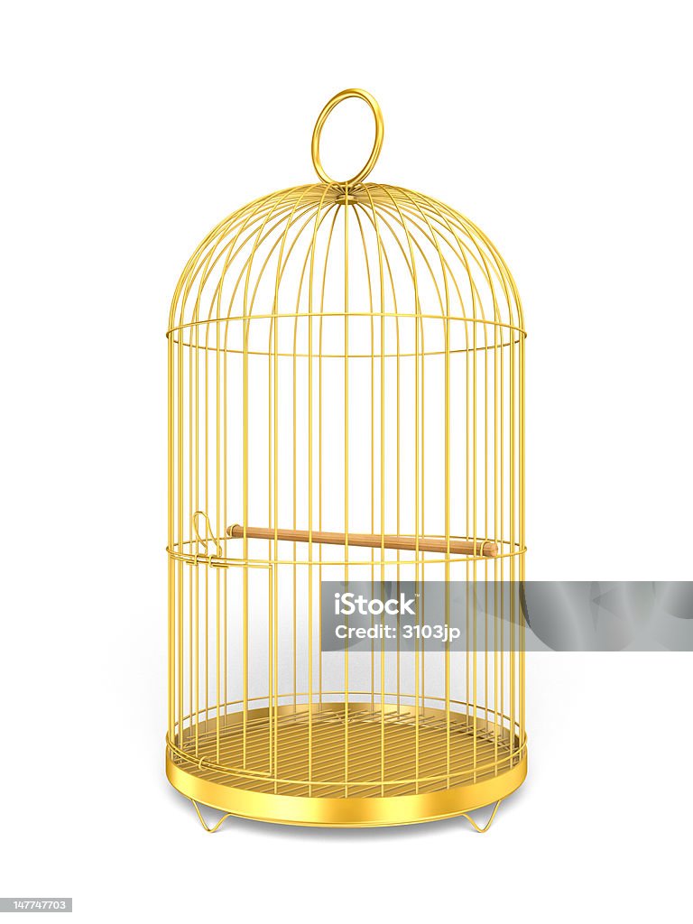 Birdcage 3D render Birdcage Stock Photo