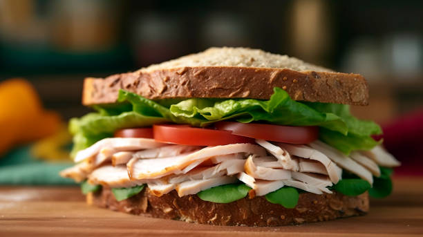 istock Delicious turkey sandwich packed with nutrients 1477477955