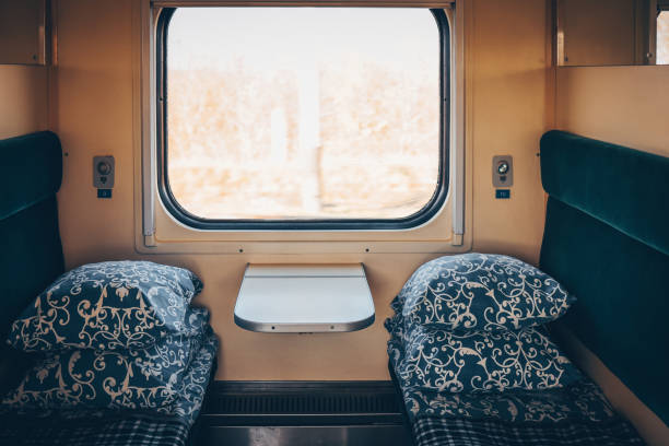 istock Interior of a coupe in a passenger train car 1477482853