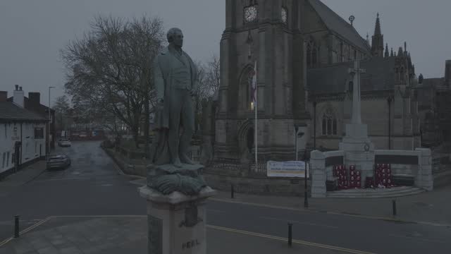 Peel Memorial Statue, Bury, Greater Manchester