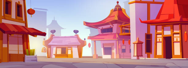 istock China city street with asian town buildings 1477508209