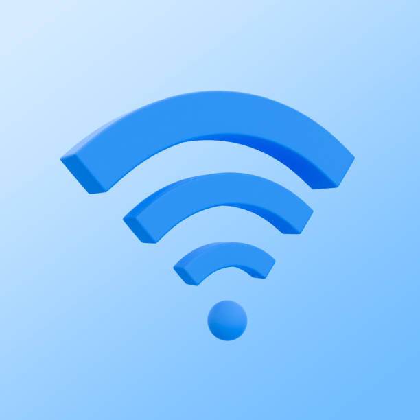 istock 3d Wi-Fi signal. Internet tethering. router signal with clipping path. 3d rendering illustration. 1477509068