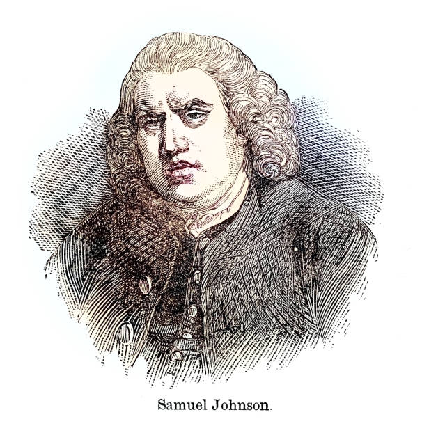 새뮤얼 존슨 - samuel johnson stock illustrations