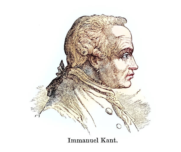 Immanuel Kant Immanuel Kant from out-of-copyright 1898 book "Blackie's Modern Cyclopedia of Universal Information". immanuel stock illustrations