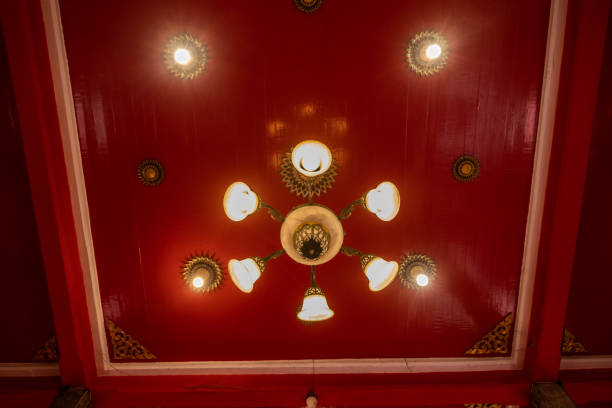 Interior Ceiling of Thai Temple