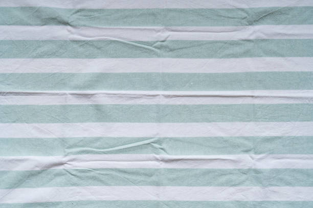 Striped linen background, green and white colors Striped linen background, green and white colors picnic blanket stock pictures, royalty-free photos & images