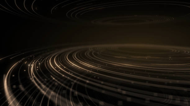 istock Abstract gold luxury background, light line motion graphic, award winning concept 1477538015
