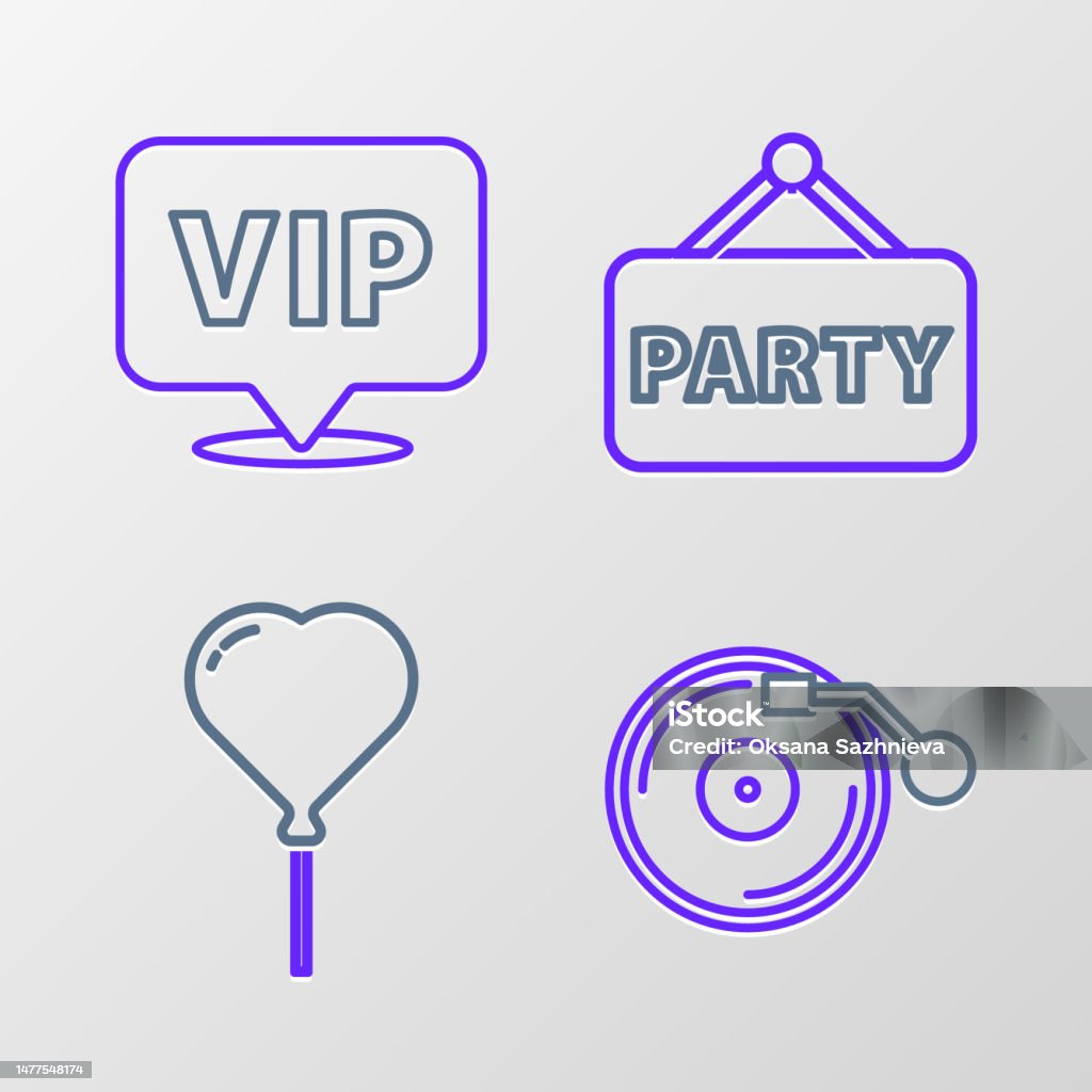 디스크 풍선 형태의 심장 간판 파티 및 위치 Vip 아이콘이있는 라인 비닐 플레이어를 설정합니다 벡터 DJ에 대한 스톡 벡터 ... 디스크 풍선 형태의 심장 간판 파티 및 위치 Vip 아이콘이있는 라인 비닐 플레이어를 설정합니다 벡터 Dj에 대한 스톡 벡터 ...