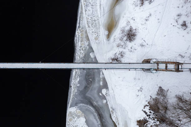 istock Pedestrian Bridge - Rzhev, Russia. 1477549953