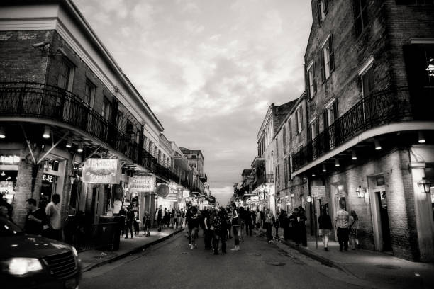istock Mardi Gras in Bourbon street. 1477551887