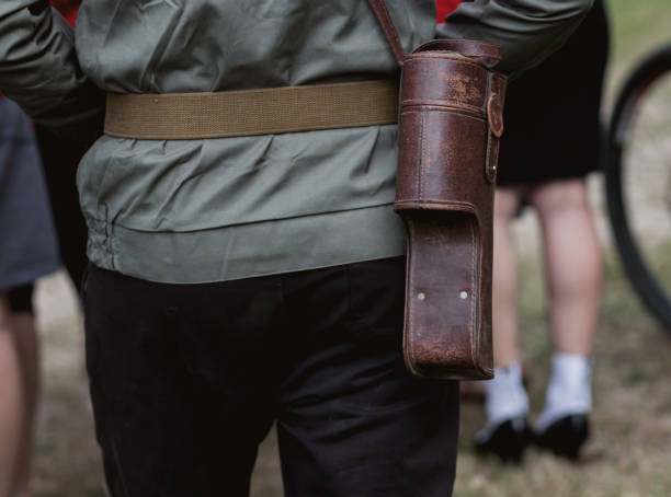 istock pistol in a leather holster 1477552584