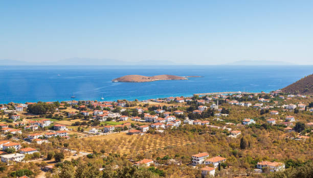 istock Palamutbuku bay view with island in Datca, Mugla, Turkey 1477555012