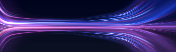 istock Golden shiny spiral wave sparks, Neon color glowing lines background, high-speed light trails effect. Futuristic dynamic motion technology. 1477559907