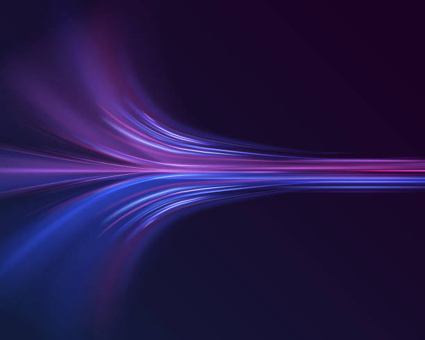 istock Golden shiny spiral wave sparks, Neon color glowing lines background, high-speed light trails effect. Futuristic dynamic motion technology. 1477560480