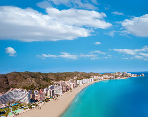 istock Cullera beach skyline seafront Mediterranean sea in Valencia Spain 1477563438