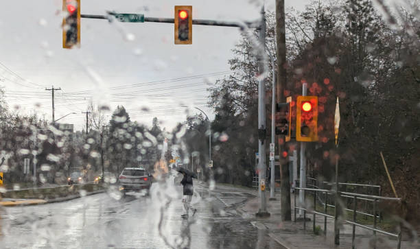 istock Driving in the Rain in Surrey, Canada 1477564157